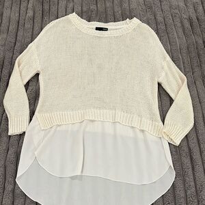 Aqua Layered Sweater